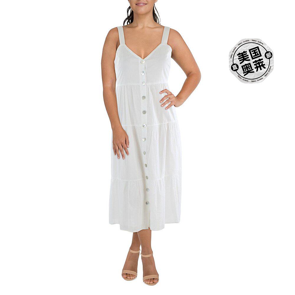 rails女士日间中长款太阳裙 - 白色 【美国奥莱】直发