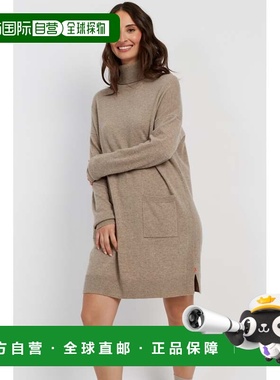 自营chinti & parkerWarm-Oatmeal Wool-Cashmere Mini Rollneck