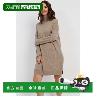 自营chinti & parkerWarm-Oatmeal Wool-Cashmere Mini Rollneck