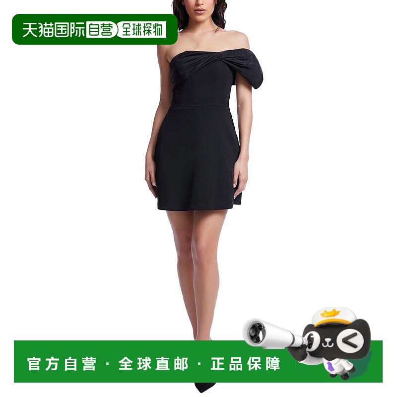 自营Dress The Population Olive Aline Dress - black 美国奥莱