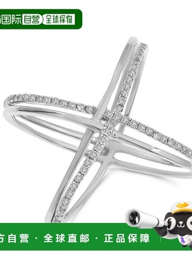 自营 diana m.14K 白金 0.33 克拉钻石戒指，3.44GM，64ST - 白色