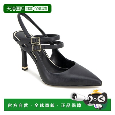 自营Kenneth Cole New York  Raquel Leather Pump - black leath
