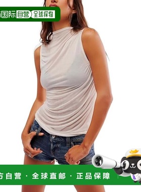 自营Women's Free People On Air Muscle Tank Top Ivory Semi Sh