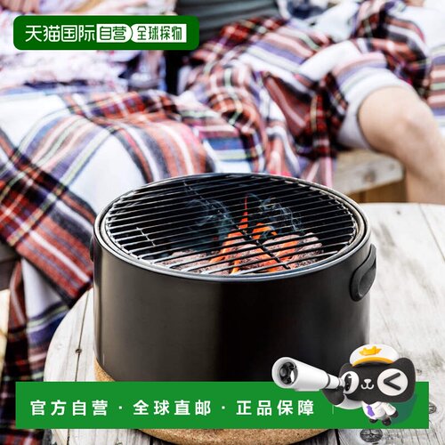 自营BergHOFF Leo 便携式桌面烧烤炉，带耐热底座黑色 美国奥莱直