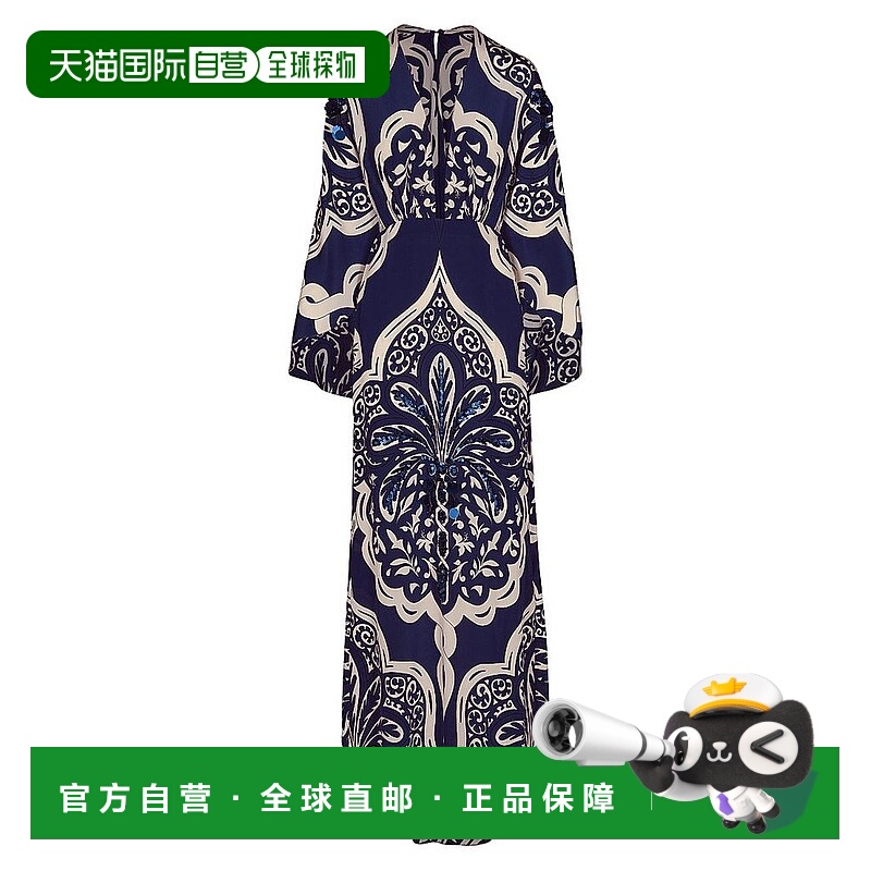 1小时内可退 【美国直邮】johanna ortiz 女士 连衣裙真丝长裙
