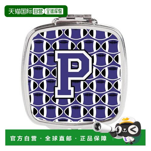自营Carolines Treasures CJ1068-PSCM 字母 P 足球紫色和白正品
