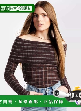 自营Women's Free People Snowbunny Girlfriend Top Grapesicle