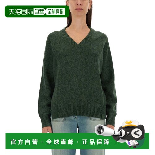 自营victoria beckhamWool Jersey. - green 美国奥莱直发