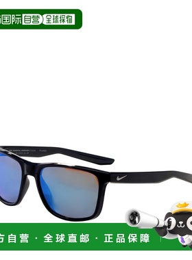 自营Nike Men's 57 mm Black Sunglasses - obsidian 美国奥莱直