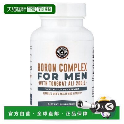 香港直邮Left Coast Performance,Boron Complex for Men With To