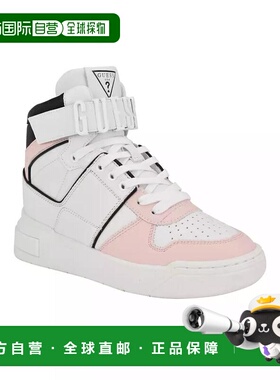 【美国直邮】GUESS|女士 Corten 休闲徽标系带高帮运动鞋女鞋