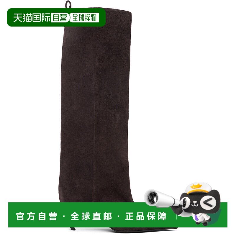 1h可退 香港直邮潮奢 The Attico 女士 棕色 Lea 高筒靴 260WSH00