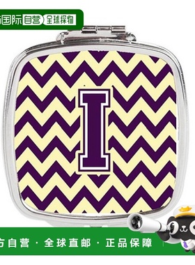 自营 Carolines Treasures CJ1058-ISCM 字母 I 雪佛龙紫色正品