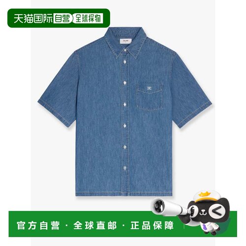 香港直邮CELINE 衬衫 RC0D7208I短袖