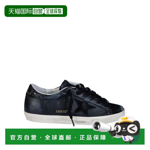 自营golden gooseSuper-Star Nappa鞋面麂皮脚趾星星闪光运动鞋-