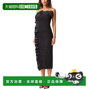 自营ELLIATT Paloma Midi Dress - Black 连衣裙美国直发奥莱