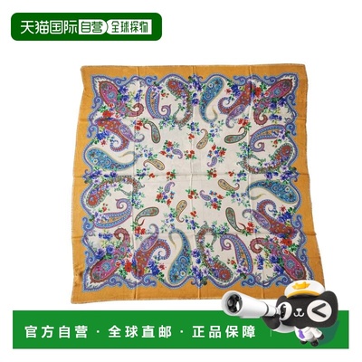 自营Etro Women's Paisley & Floral Wool Blend 140x140 Sheer S