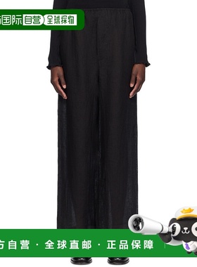 1h可退 香港直邮潮奢 Baserange 女士 黑色 Stoa 长裤 TRDO休闲裤