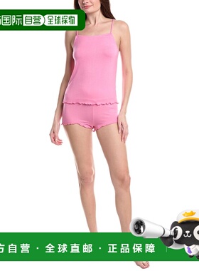 自营Honeydew 2pc Shortie Pajama Set - pink 美国奥莱直发睡衣