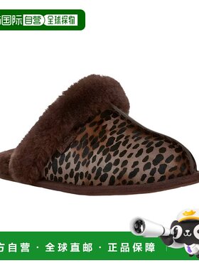 自营UGG Scuffette里海Shearling拖鞋-红色半拖 美国直发奥莱