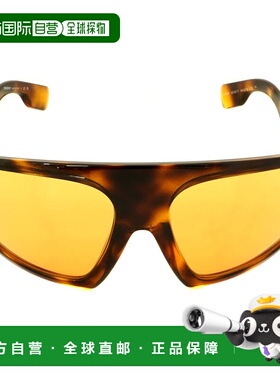 自营Burberry Auden Orange Shield Men's Sunglasses BE4369 401
