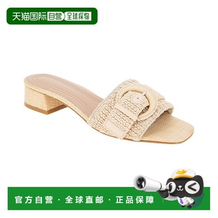 美国奥莱 自营 天然 Raffia凉鞋 bcbgenerationBCB世代Camri