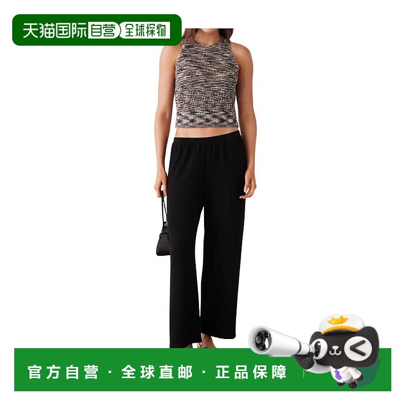 自营 monrow太空扎染钩针编织赛车背心，山核桃色 - 山核桃色 美