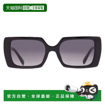 自营Coach Grey Gradient Rectangular Ladies Sunglasses HC8409