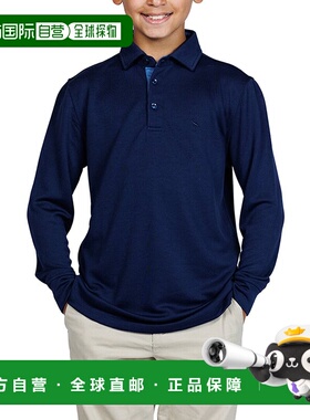 自营Tailorbyrd Solid Polo Shirt - blue 美国奥莱直发