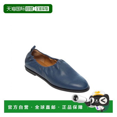 自营 coclicoWomen's Yano Classic Slip On Flat In Jeans Leath
