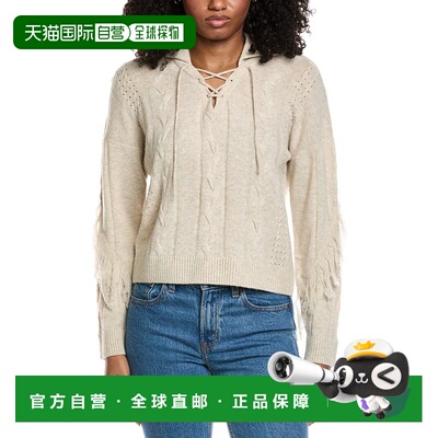 自营Brodie Cashmere Cable Fringe Polo Wool & Cashmere-Blend