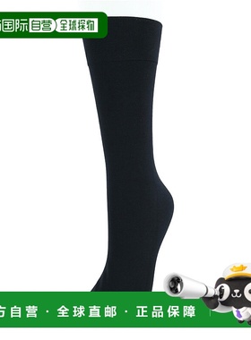 自营 gold toe女士比马棉混纺长筒袜（3 双装）- 黑色 美国奥莱直