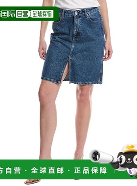 自营 DL1961 Lexie 裙子 - 蓝色 美国奥莱直发半身裙A字裙包臀裙