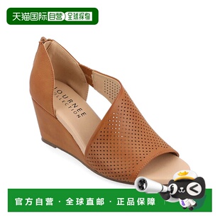 女式 Aretha凉鞋 裸色人造皮革坡跟ZPO3819 Collection 自营Journee