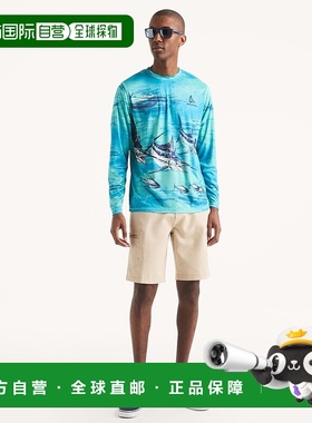 自营 Nautica男士Nautica Otf 10英寸钓鱼短款灰色石楠 美国奥莱