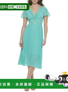 自营 Kensie 中长连衣裙 - 蓝色 美国奥莱直发