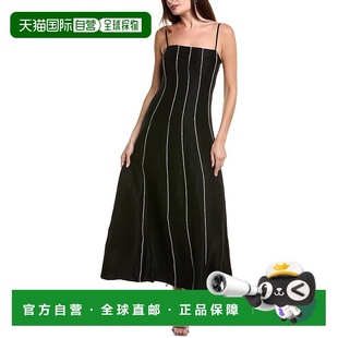 黑色 自营rag 饰A字型连衣裙 bone碎骨肯尼迪装 美国奥莱直发