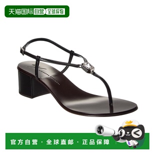 Rock Zanotti 美国奥莱 Sandal black Leather 自营Giuseppe