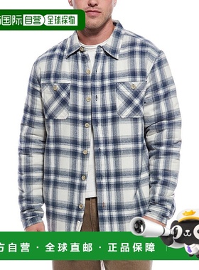自营WEATHERPROOF VINTAGE Sherpa Lined Shirt Jacket - blue 美