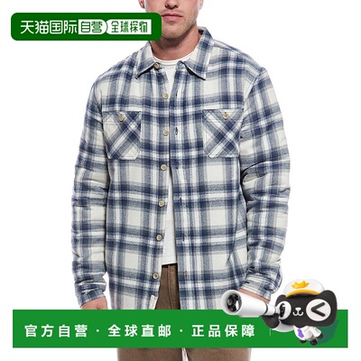 自营WEATHERPROOF VINTAGE Sherpa Lined Shirt Jacket - blue 美