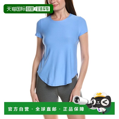 自营Beyond Yoga Featherweight On The Down Low T-Shirt - blue