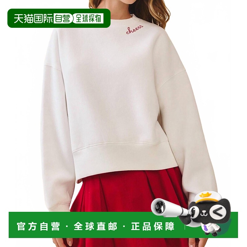 自营tcecRelaxed Fit Dropped Shoulders Crewneck Sweatshirt In