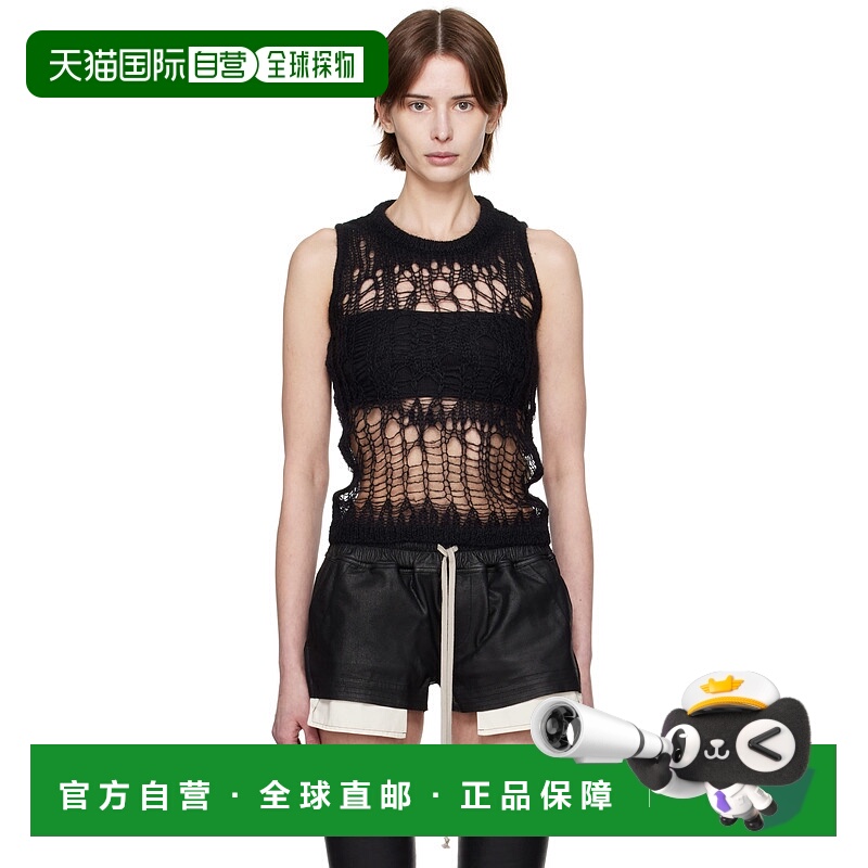 香港直邮潮奢 rick owens 瑞克 欧文斯 女士 黑色 Hollywood Spid