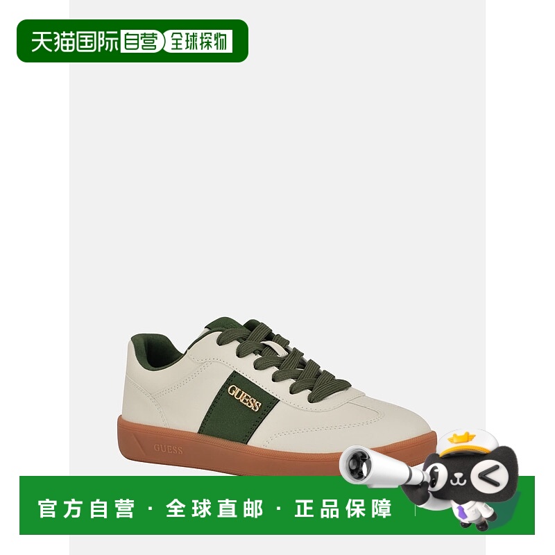 自营guessPelara Striped Low-Top Sneakers - green multi 美国
