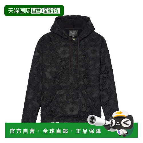自营cult of individuality标志性套头衫连帽衫-550克法国毛圈-黑