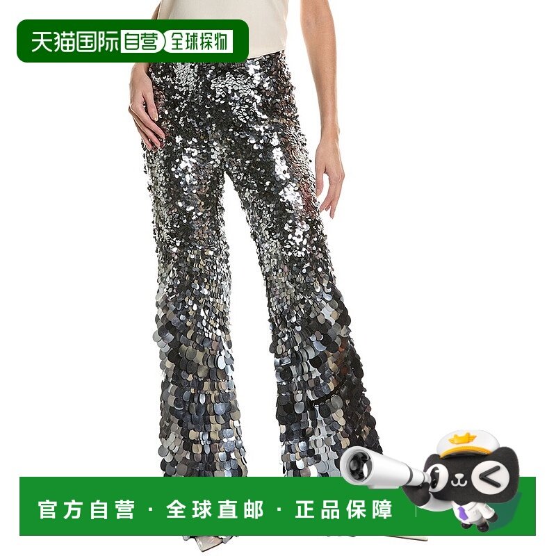 自营 Alberta Ferretti 长裤 - 黑色 美国奥莱直发休闲裤西装裤