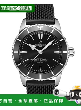 自营Breitling Men's SuperOcean  Black Dial Watch - black 美