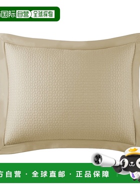 自营Peacock Alley Hamilton Sham - brown 美国奥莱直发