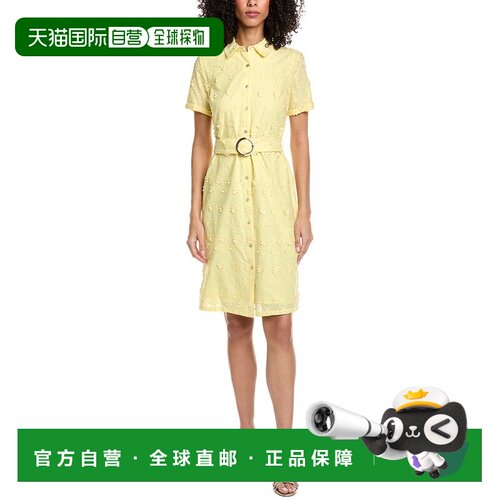 自营Nanette Nanette Lepore Short Sleeve Mini Dress - yellow