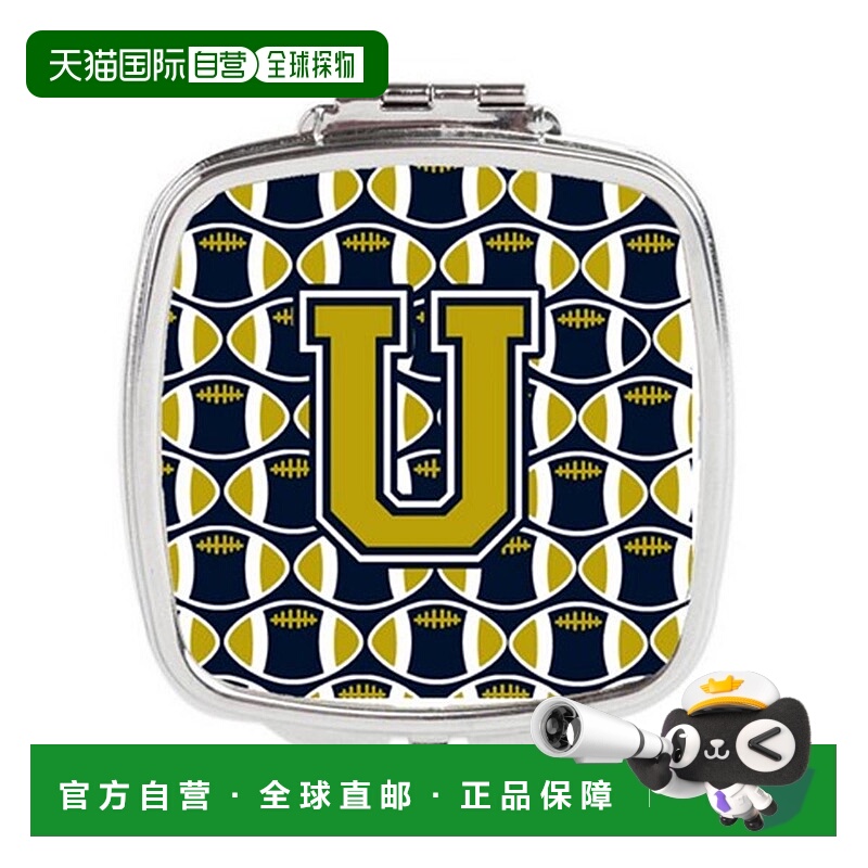 自营 Carolines Treasures CJ1074-USCM 字母 U 足球蓝色和正品